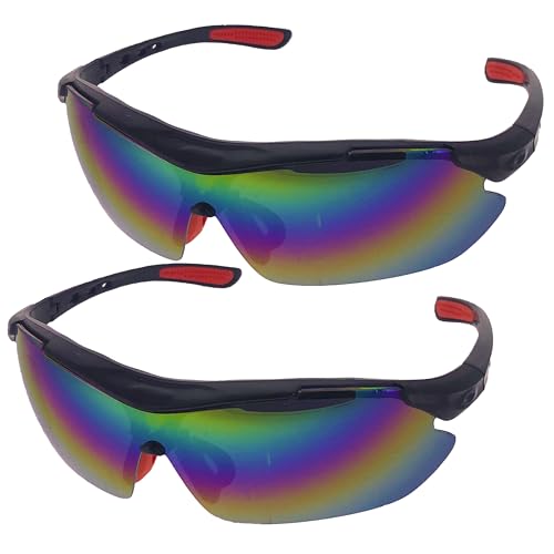 Clear Vision Deluxe Tactical Sunglasses Minimize Glare Boost Color and Enhance Clarity Improves Night Vision Lightweight- 2pk
