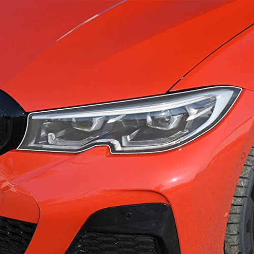 MURPWDZ 2 Stuks Auto Koplamp Beschermfolie Koplamp Transparante Tpu Decal Sticker, Fit Voor Bmw 3 Serie F30 F31 G20 G21 F34 Gt Accessoires - Image 3