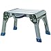 Step Stool and Working Platform 350 Lbs. Capacity Foldable Anodized Aluminum by Haul-Master