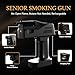 Professional Electric Cocktail Smoke Gun - 2-in-1 Drink Smoker & Edible Bubble Maker for Cocktails | 4 Flavor Aromas Included | Ideal for Bar, Party, BBQ, Gifts for Bartenders, Dad, Men,Father's Day