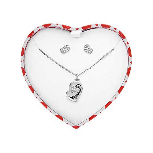 Joyas Guess ubs10822 pulsera de acero inoxidable plateada de eslabones para mujer