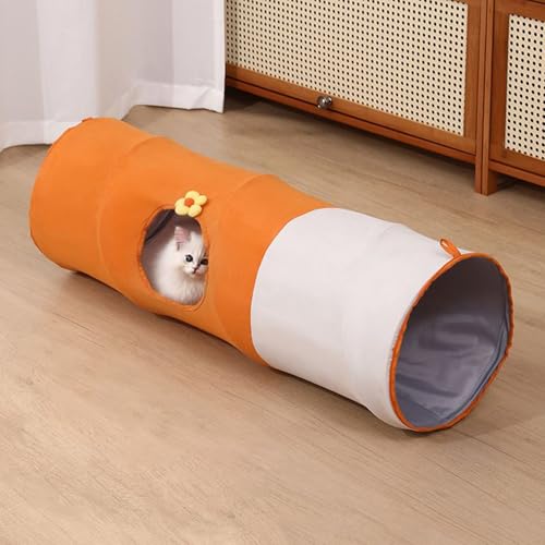 Tunnel pour chats interactif pliable résistant aux griffures