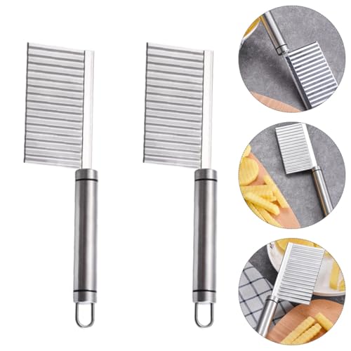 Cortador ondulado para papas acero inox 2 piezas miniatura 5
