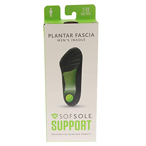 Sof Sole Men's Plantar Fascia Orthotic Insole