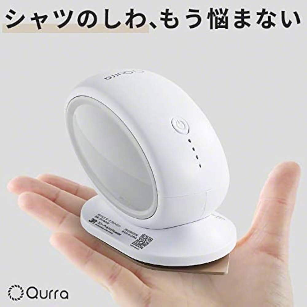 【美品】ポータブルアイロン クルラ　ポケツムリ コードレス Amazon | Qurra(POKETUMURI) アイロン コードレス 充電式