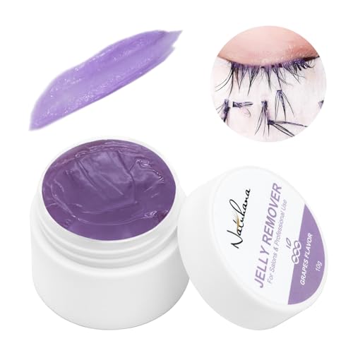Natuhana Lash Remover for Eyelash Extensions Glue Gel with Low Irritation Dissolves Powerful Remover 10g