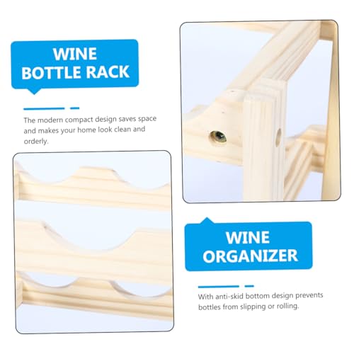 Soporte de vino de madera Unomor para 1 botella miniatura 5