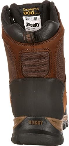 Rocky Women's FQ0004753 Mid Calf Boot, Dark Brown, 8.5 Wide | Image 3