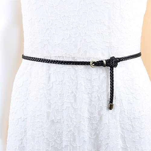 Women Belt Style Waist Bands Chain Hemp Rope Braided Dress Belt Casual Thin Belt For Ladies Clothes 1Pcs3