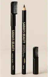 Lápis Preto para Sobrancelha, Micro Precision Eyebrow Pencil, Lápis Ultra-Fino para Sobrancelhas