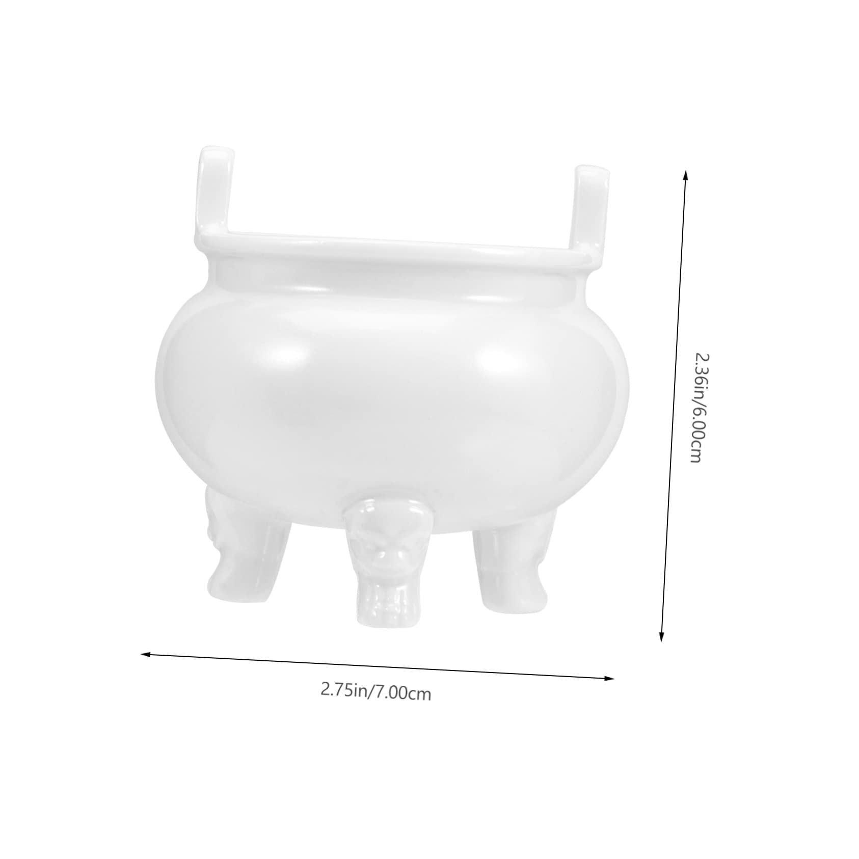 HJMMHX 4 szt. Kadzielnica ceramiczna kadzielnica w stylu chińskim uchwyt na kadzidło na kije Home Decor meble na stół