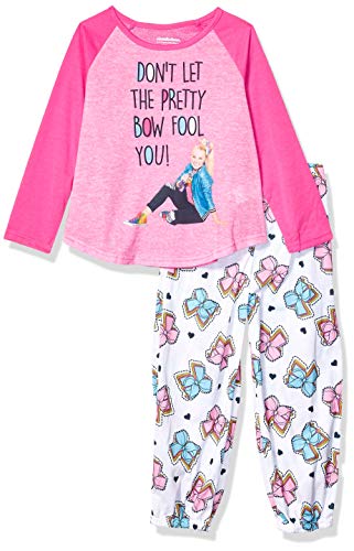 Pyjama JoJo Siwa fille 2 pièces Nickelodeon rose en coton