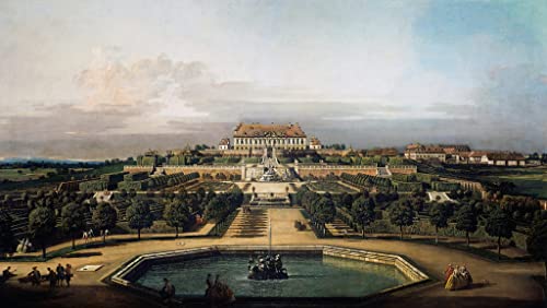 Affiche Château Impérial Bernardo Bellotto pour évader votre esprit avec un tableau vintage 60x90