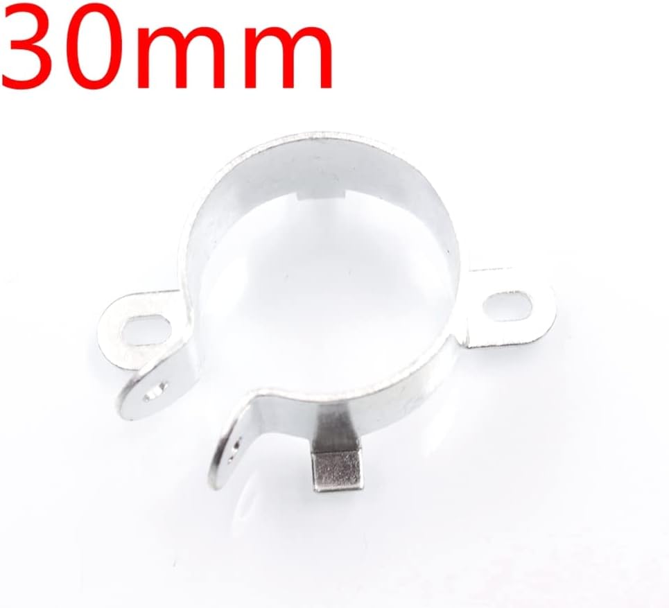 50PCS capacitor installation clip iron shelf capacitor clamp ring capacitor clamp diameter 25mm 30mm 35mm 40mm (40mm)