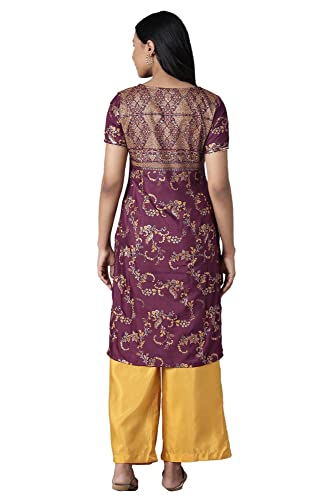 Image of Aurelia Women Polyester Kurta & Palazzo