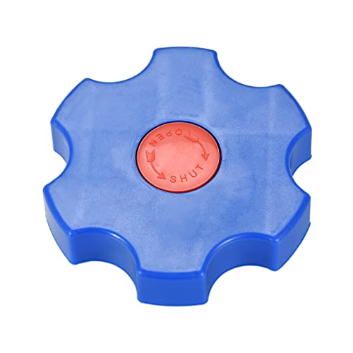 Tool parts Round Wheel Handle - Square Broach 9x9mm - Wheel OD 105mm ABS Blue Red 1Pcs