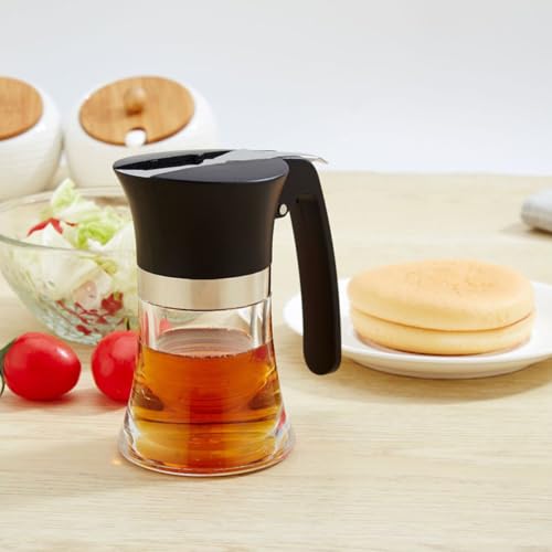 Botella de condimento inoxidable dispensador de jarabe para hogar 8