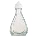 Produktbild KitchenCraft Essigflasche im Vintage-Stil, transparent/weiß, 140 ml, 6,5 x 6,5 x 12,5 cm