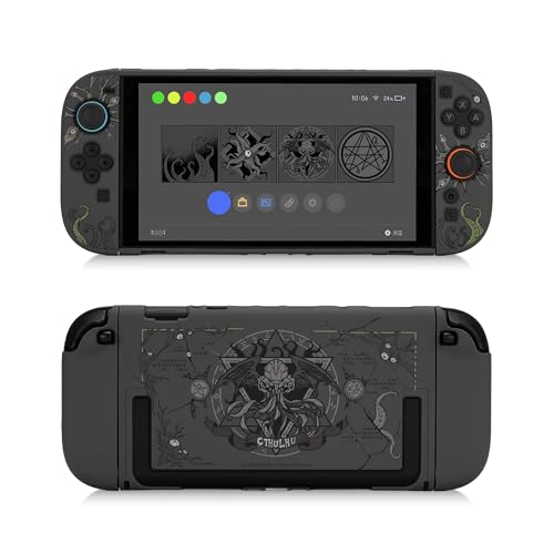 Image of GeekShare Slim Protective Case Compatible with Switch 2 (2025), Anti-Scratche and Shock-Absorption Dockable Hard Shell for Switch 2 Game Console - CTHULHU