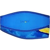 DAYOFF マスクストラップカバー お魚 デザイン ダイビングマスク シュノーケリングマスク に (ナンヨウハギ)