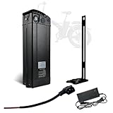 SHEWAIHE 48V 20Ah Battery, 48V Folding Electric Bike Lithium Battery, Electric Bike Replacement Battery with 40A BMS, Suitable for 0-1000W Motors, Dimensions: 14.37 x 5.12 x 3.43 in