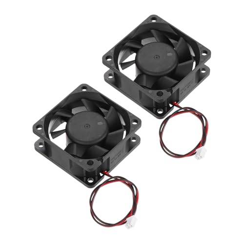 Ventilateur de refroidissement sans balais 60x60x25mm haute vitesse 12V 2 broches