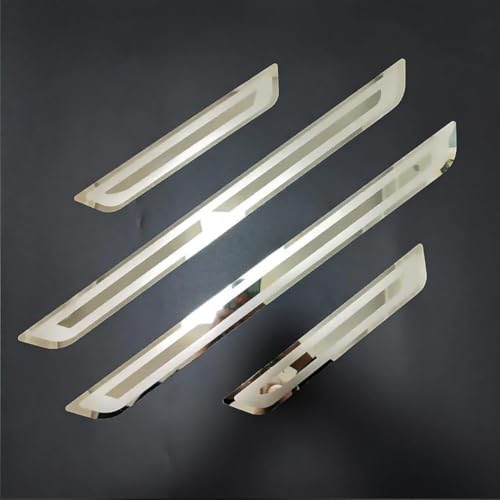 HhyY6LL 4 Piezas Protective de Umbral de Puerta de Coche para Mercedes Benz S-Class W223 2020 2021 2022 2023 2024,Ajuste del Umbral del Pedal de Desgaste Placa de Protección,C-Type~c