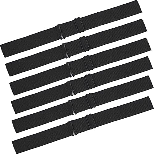 PIESOYRI 6PCS Elastic Bands for Wig Edges, Adjustable Wig Bands for Keeping Wigs in Place, Secure Wig Band for Lace Front, Adjustable Wigs Straps 14”, Thick and Stretchy (Width 3.0 CM)