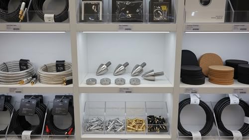 Pointes de rechange M6 Ø20 mm pour stabiliser et découpler un caisson de basse