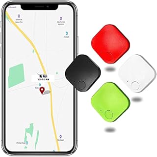 4 Pack Key Finders, Smart Bluetooth Tracker with Anti-Lost Alarm Reminder, Apply to Car Key, Wallets, Remotes, Luggage, Pets, Children Locating, Anything Finder Anti-Lost Tag, Works With Android & iOS