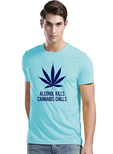 Image of ADRO Men's Solid Regular Fit T-Shirt