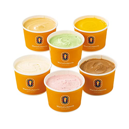 【 お中元 ありがとう 誕生日 】 ジェラート マリオジェラテリア ミックスセット 6個入 アイス ギフト 熨斗 シール