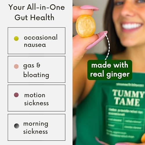 Image of Fast-Acting Ginger for Nausea Relief | Herbal Relief for Pregnancy Nausea and Morning & Motion Sickness | Ginger, Lemon, Spearmint & B6. 28 Individually Sealed Drops.