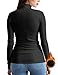 YOGINGO Women's Turtleneck Thermal Shirts Long Sleeve Fleece Lined Base Layer Underwear Tops for Winter Cold Weather