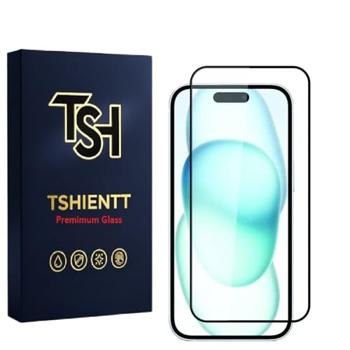 Image of Tempered Glass Screen Protector Compatible for iPhone with Edge to Edge Coverage - Case Friendly, Anti-scratch (1, iPhone 15 Pro)