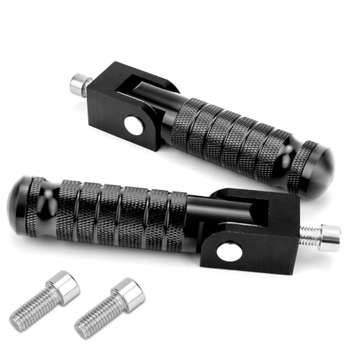 2stk Motorrad-Fußrasten, 90 Grad Faltbare Motorradpedale Rutschfeste Universal-Fußstützen Dirtbike-Pegs Ersatzzubehör für E-Bike Kart Roller Rennrad
