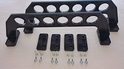 Cobra Storage Garage Door Fishing Rod Holder Rack - 21" (21 Inch (4 Panel Garage Doors)) #TOP3