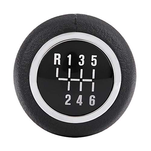 Qiilu pommeau Vitesse 6 Vitesse Vectra c Pommeau de Levier de Vitesse de Voiture, Bouton de tête de Levier de Vitesse Manuel de Voiture à 6 Vitesses pour...