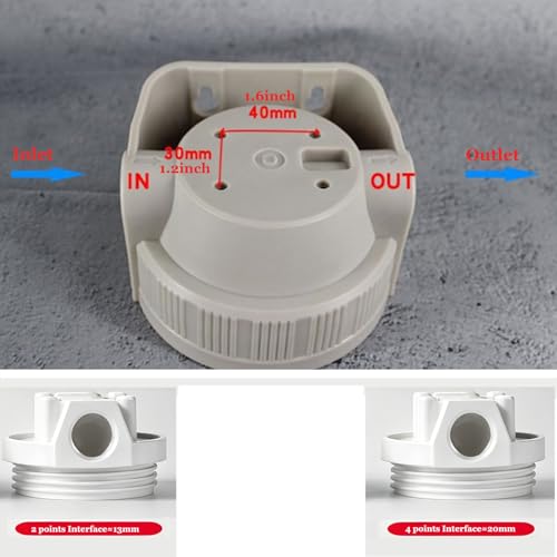 Boîtier transparent 10 pouces à 3 étages pour filtration d'eau de maison - 5