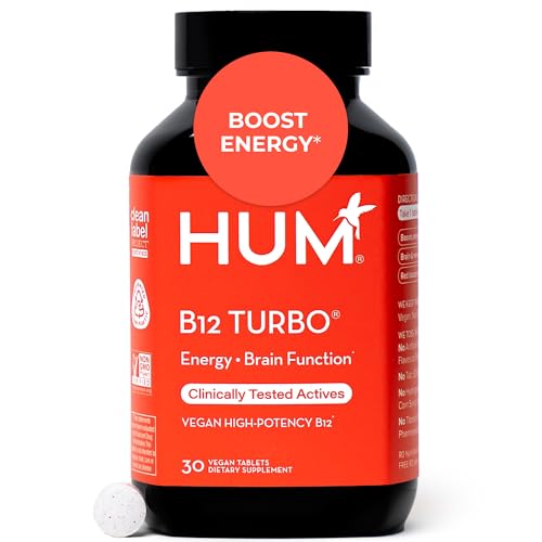 HUM HUM B12 Turbo High Potency Vitamin B12 Daily Energy Support, 30 Count listed by HUM Nutrition - Amazon Seller - US