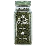 Simply Organic Parsley Flakes Cut & Sifted Certified Organic, 0.26 Ounce Containers (Pack of 6)