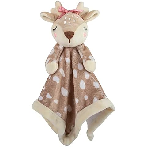 Minky Animal Snuggler Lovey Blanket by Baby Essentials Cover