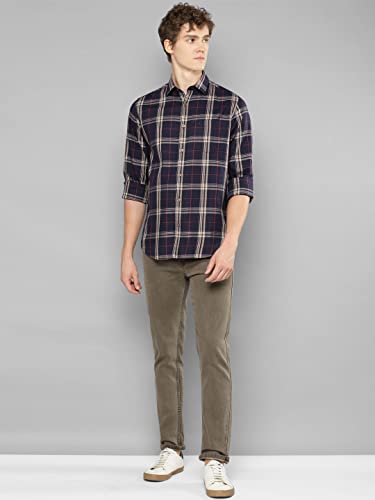 Image of Allen Cooper Checks Shirts for Men - 100% Cotton Comfort Fit Casual and Formal Shirt - Breathable, Soft, Classic Style (Multiple Colors)
