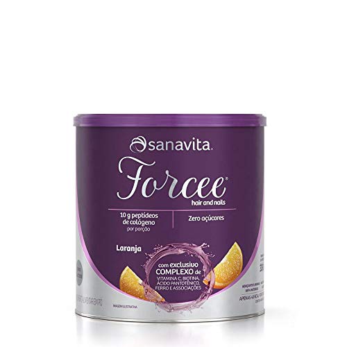 Forcee Hair and Nails - 330G Laranja - Sanavita, Sanavita