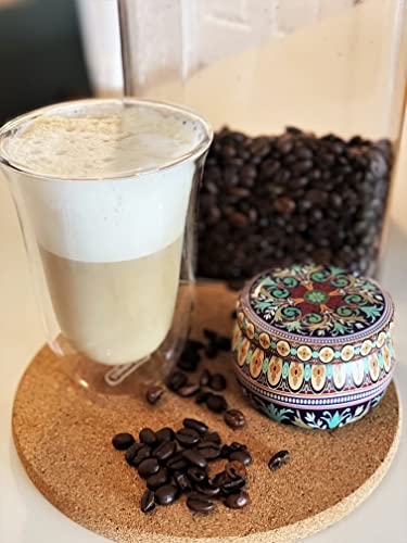 Scented Soybean Candle Peppermint-Eucalyptus In Perfect Decorative Giftable Metal Tin - Pure Organic Soy Wax And Essential Oils With Clean Burn Up To 25 Hours - Handmade In Usa - 6 Oz #TOP5