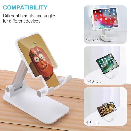 Support de téléphone réglable et pliable avec base stable pour bureau - 3