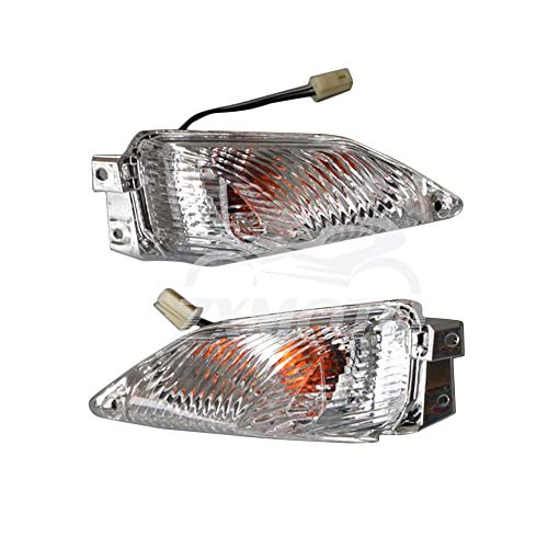 ZXMOTO Clear Rear Turn Signal Indicator Light for Suzuki GSXR 1000 K9 2009 2010 2011 2012 2013 2014 2015 2016, GSXR 600 GSXR 750 K11 2011-2017 12 13 14 15 16