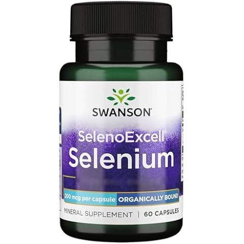 Swanson SelenoExcell Selenium, 200mcg, 60 Capsules, High-dose, Laboratory-Tested Cover