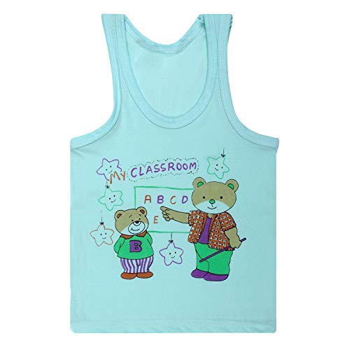 Image of superminis Cotton Vests /Baniyan /Inner Wear - Regular Fit, Sleeveless, Printed Sandos for Girls, Boys and Kids