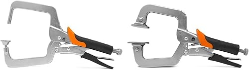 Miniatura 5 de WEN CL436R Abrazadera de ángulo recto de 4 pulgadas para carpintería y carpintería de agujeros de bolsillo